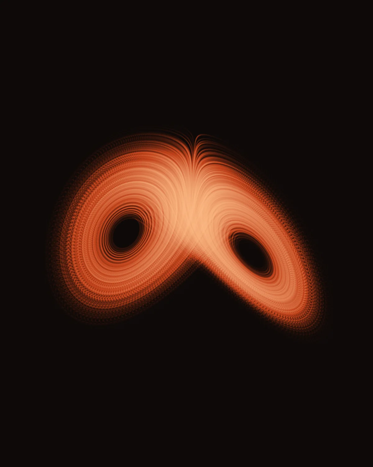 The Butterfly Ledger — generative lorenz artwork