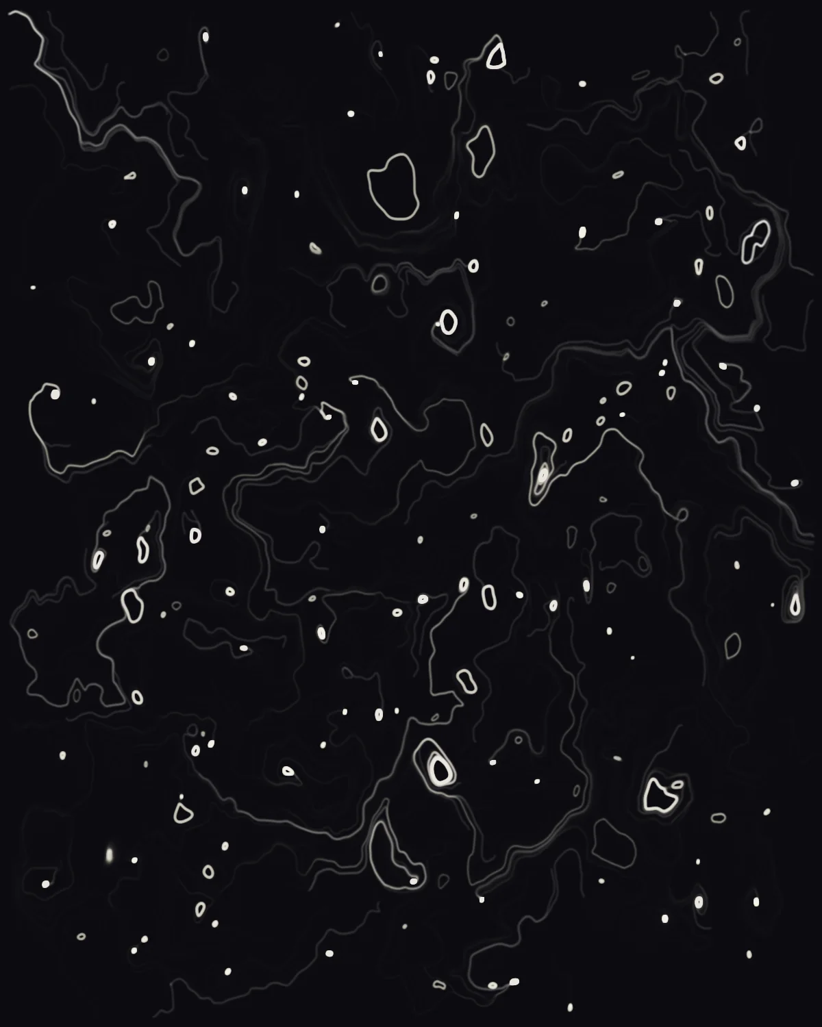 Reading the Air — generative flowfield artwork