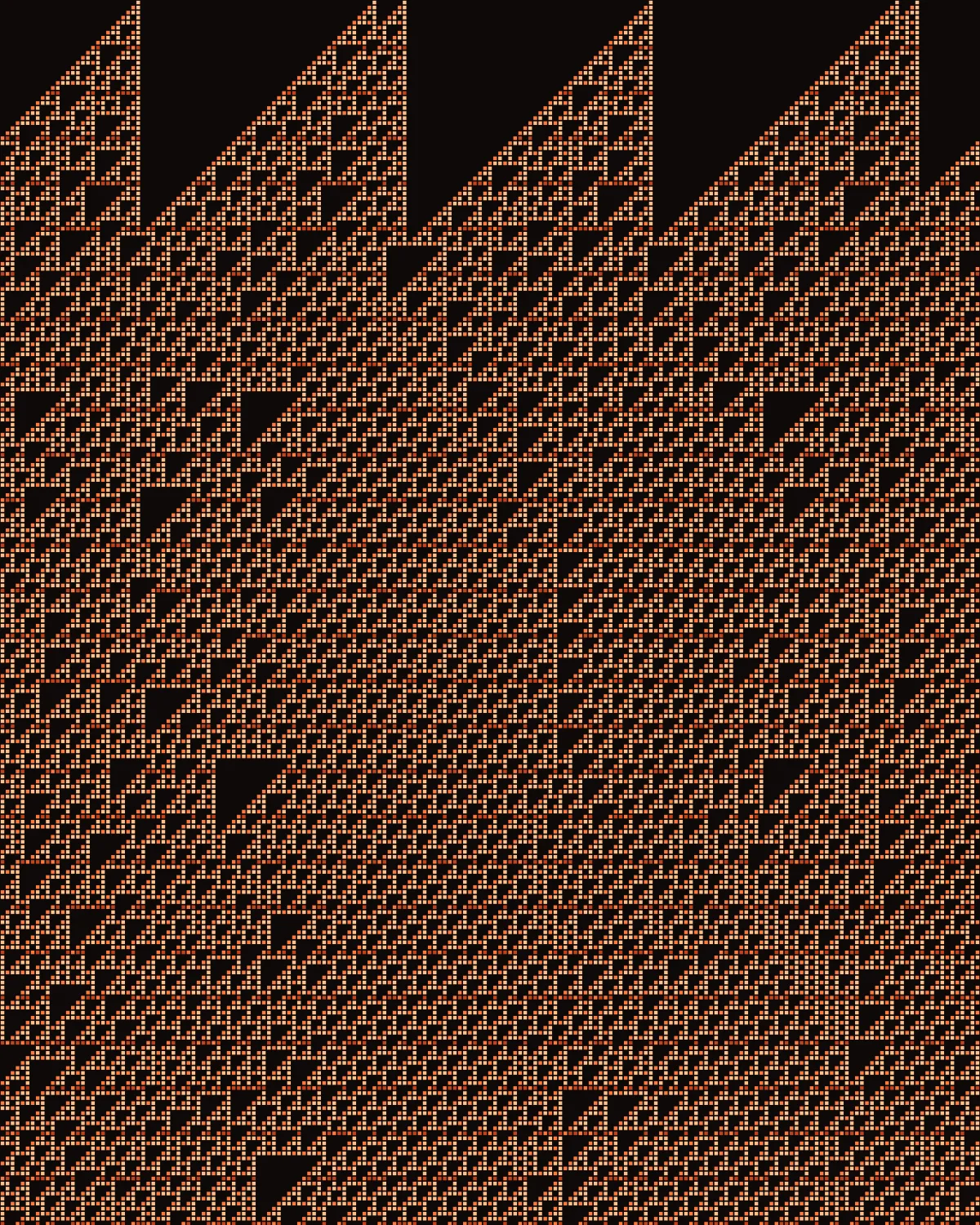 Class Four — generative rule110 artwork