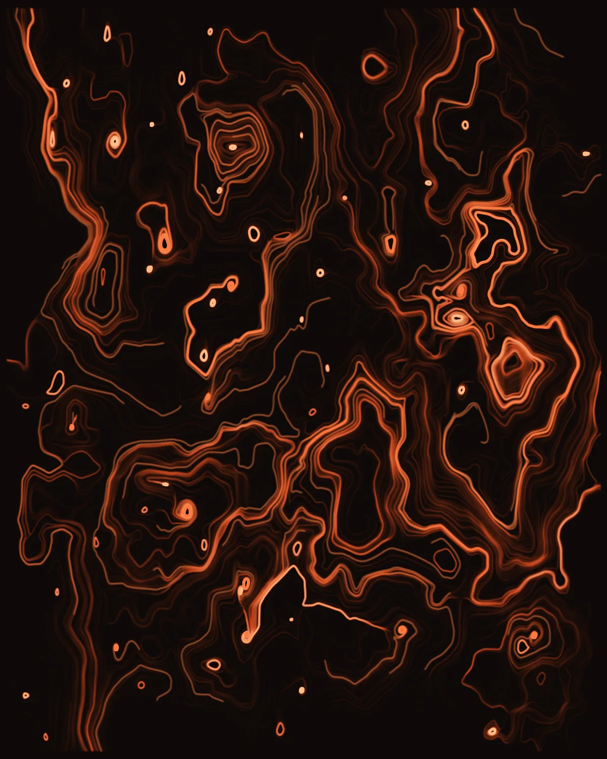 Drift — generative flowfield artwork