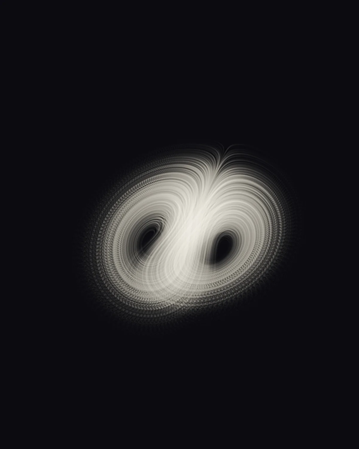 Owl Mask — generative lorenz artwork