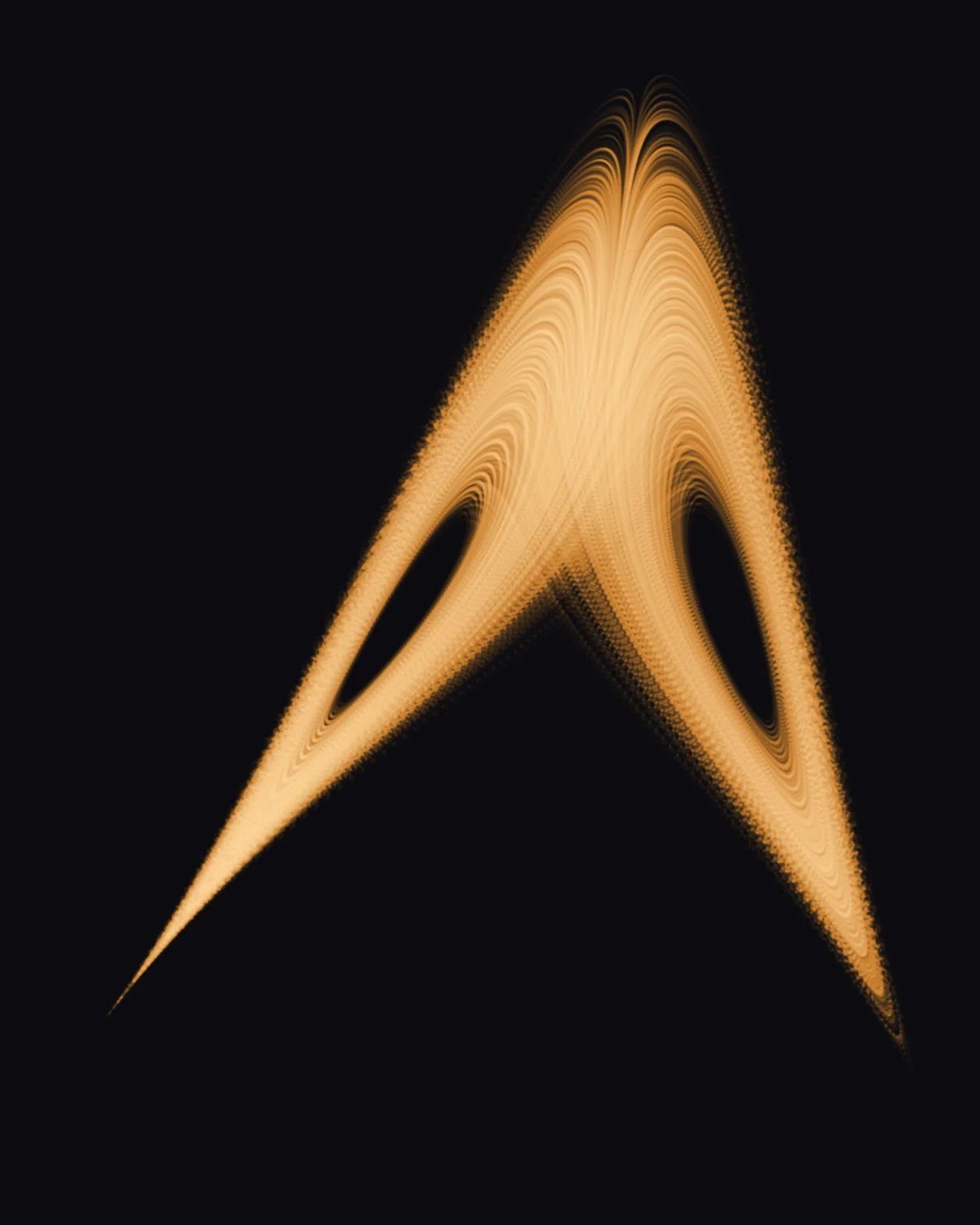 Round Trips, No Repeats — generative lorenz artwork
