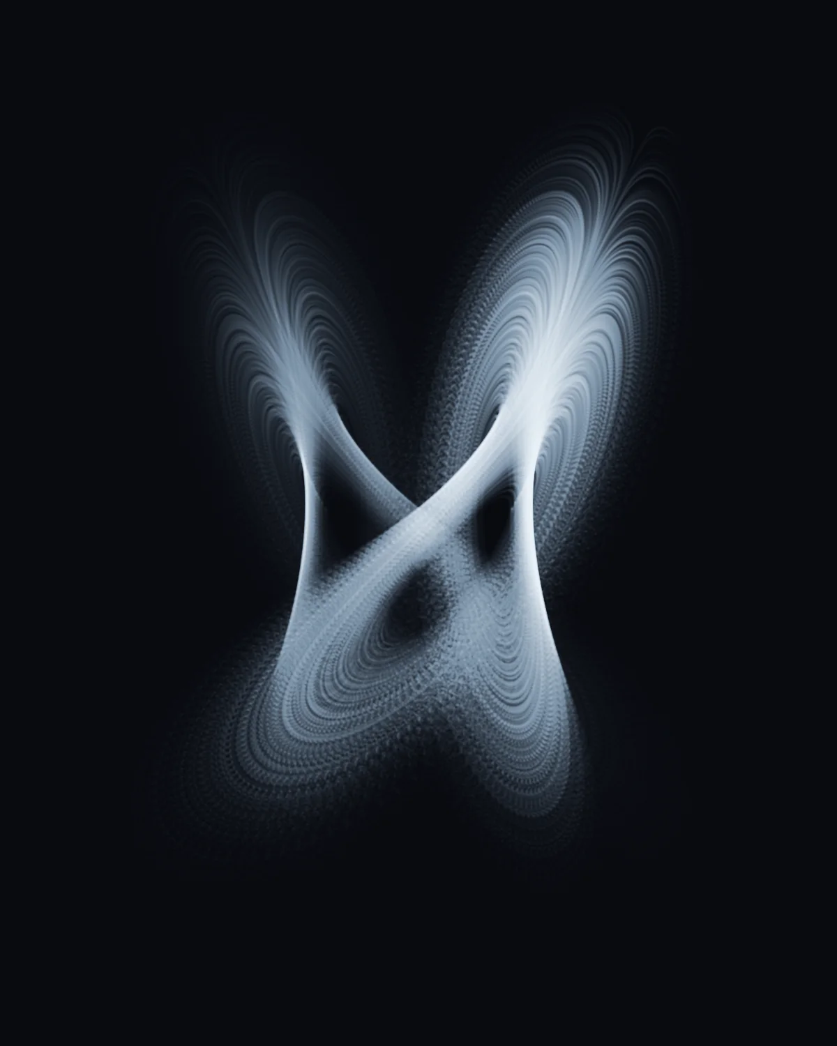 The Long Way Around — generative lorenz artwork