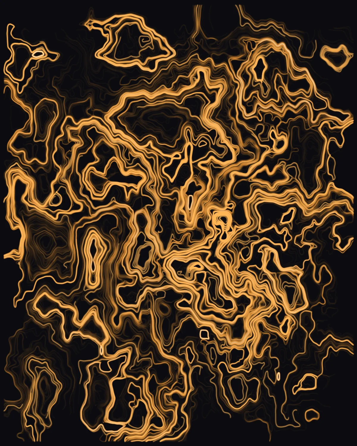 Hidden Vector — generative flowfield artwork