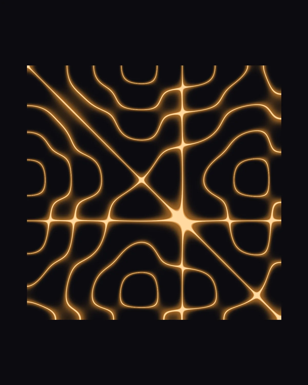 The Quiet Places — generative chladni artwork