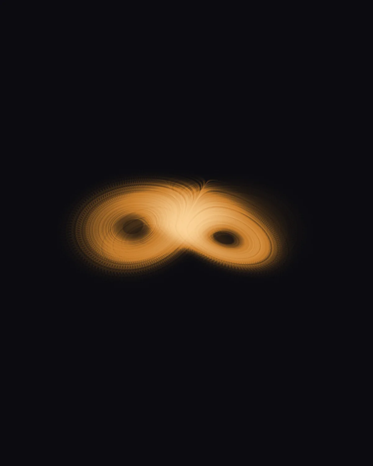 Almost Returning — generative lorenz artwork