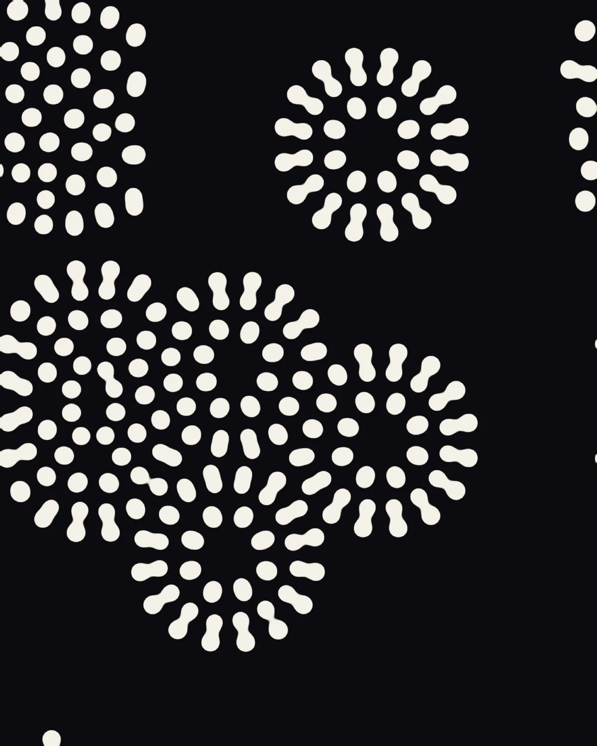 The Argument Becomes a Pattern — generative grayscott artwork