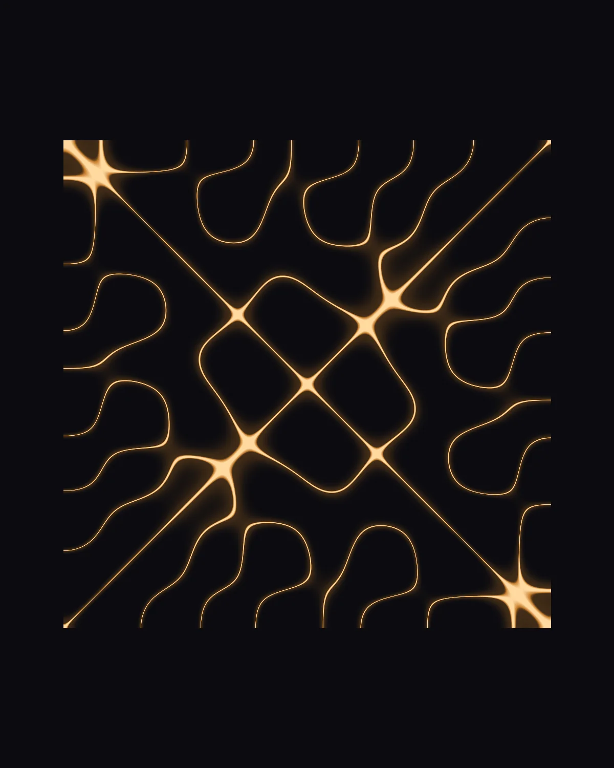 Stillness Map IV — generative chladni artwork