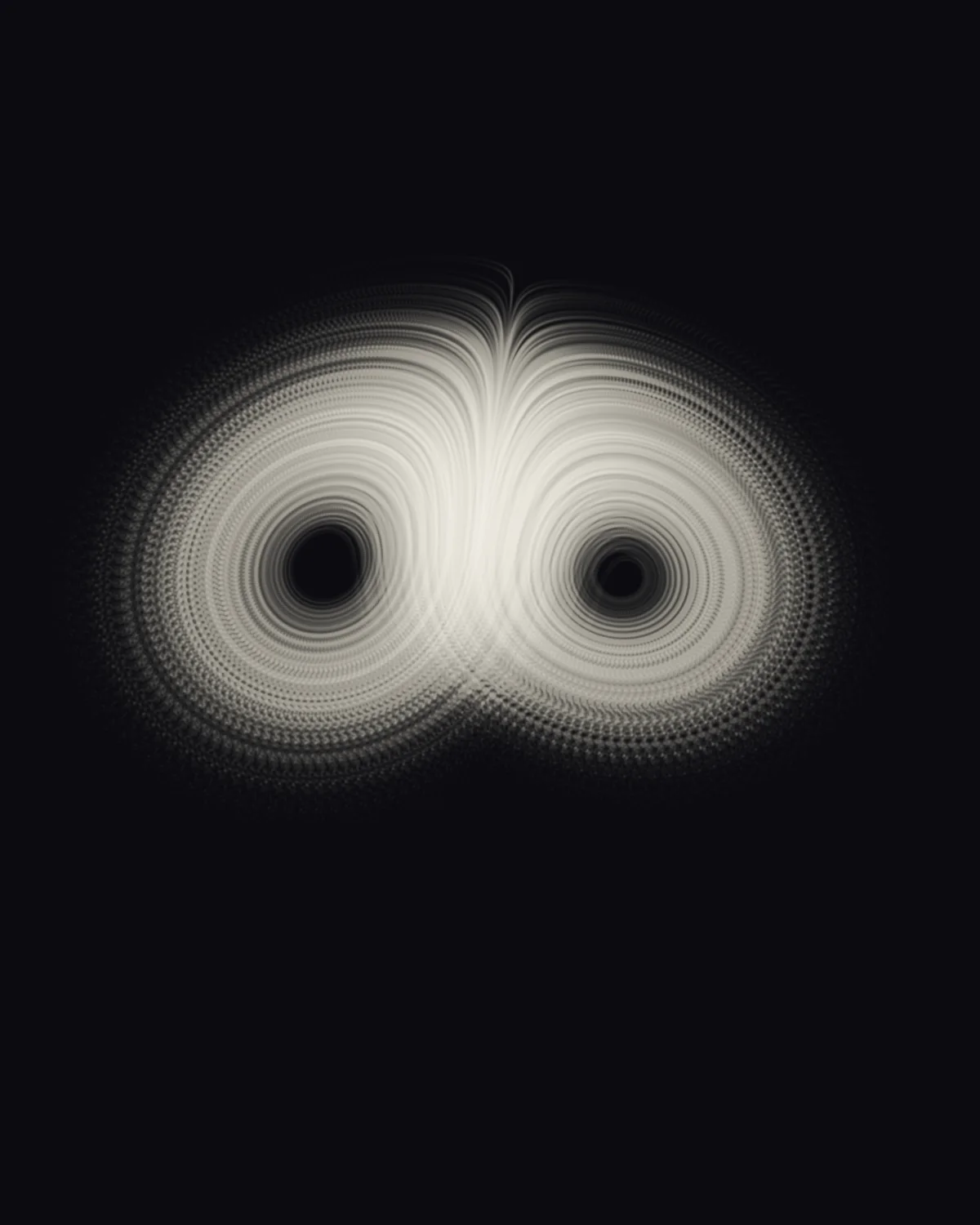 The Butterfly Ledger III — generative lorenz artwork