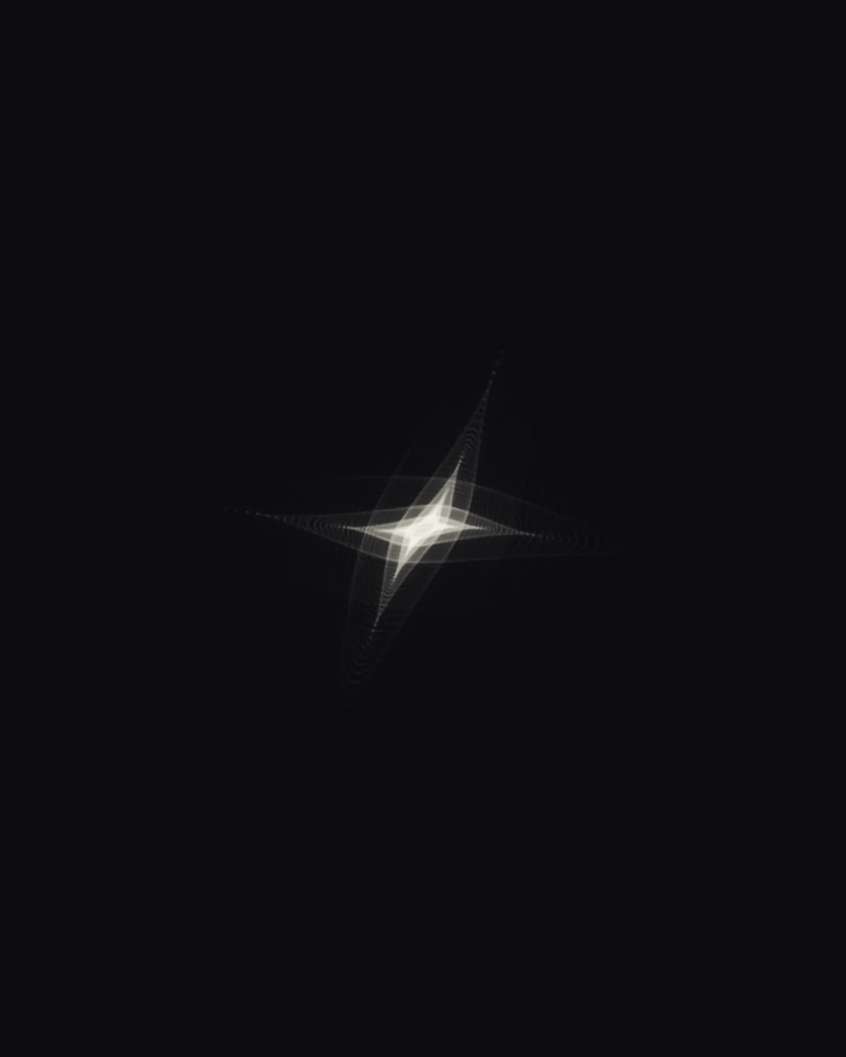 Interval Study IV — generative harmonograph artwork